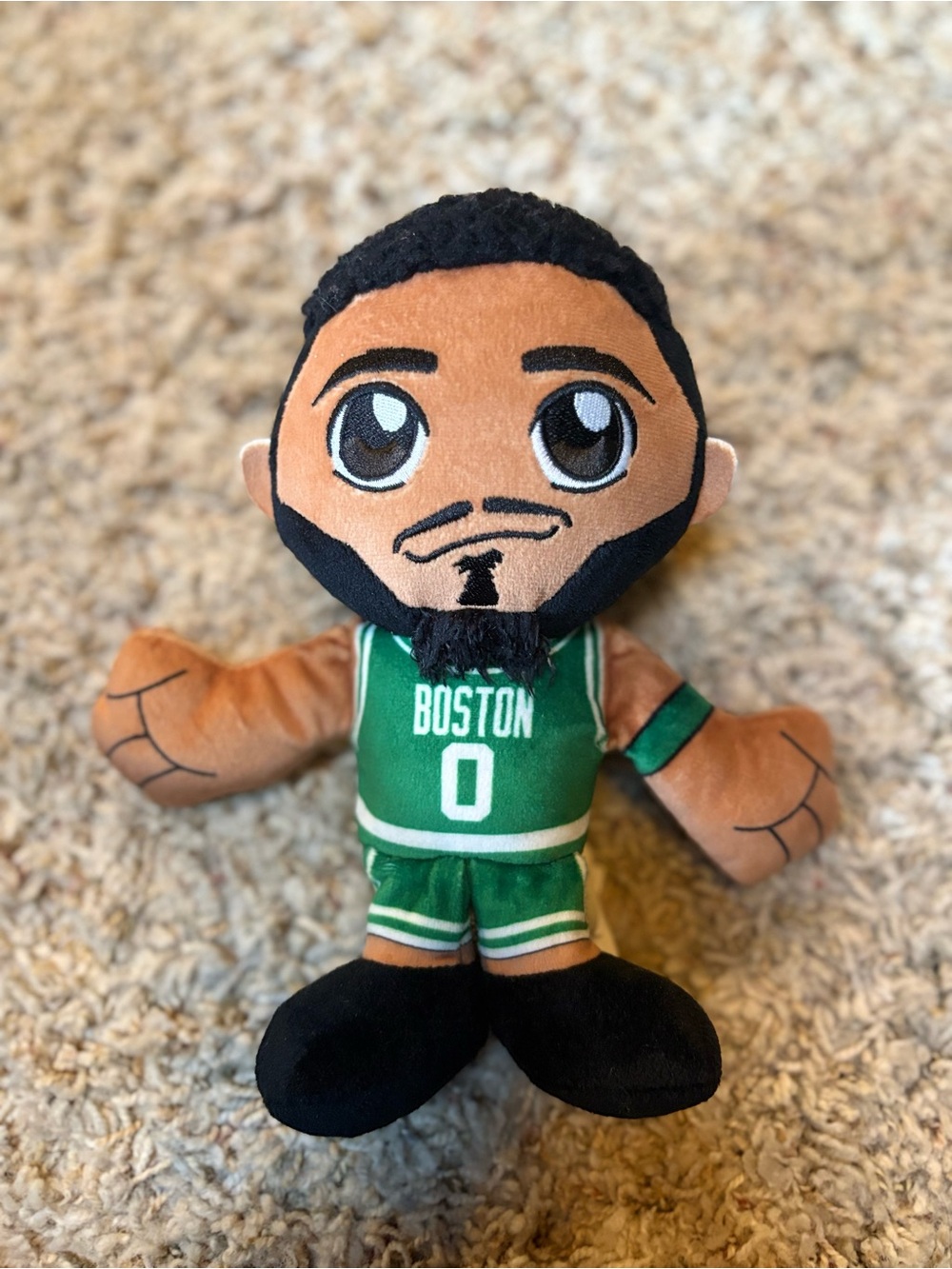 Plush Boston Basketball Player Stuffed Animal - Green